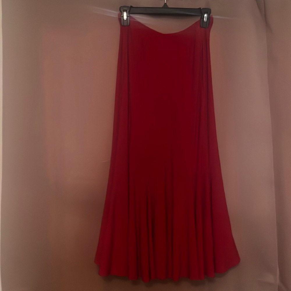 Red Ribkoff skirt size 12